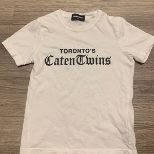 Kids white dsquared2 T-shirt